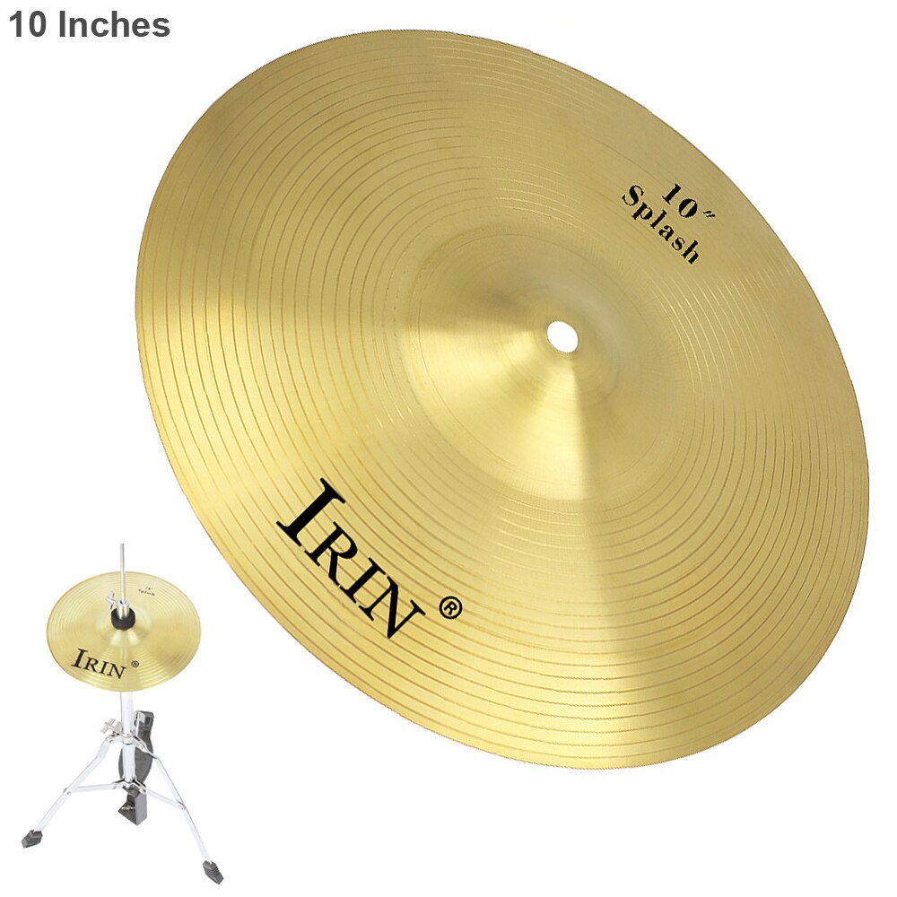 10 / 12 / 14 / 16 Inch Brass Alloy Splash Crash Cymbal Drum for Percussion Instruments Beginner / Performance