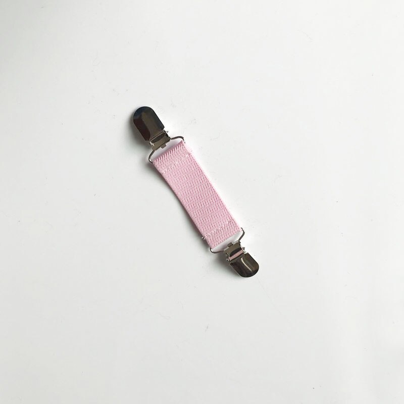 Metal Elastic Dress Pants Clips Non-Slip Garment Waistband Extender Clothes Clip Multifunction For Fixed Bed Sheet Sofa Goloves: pink