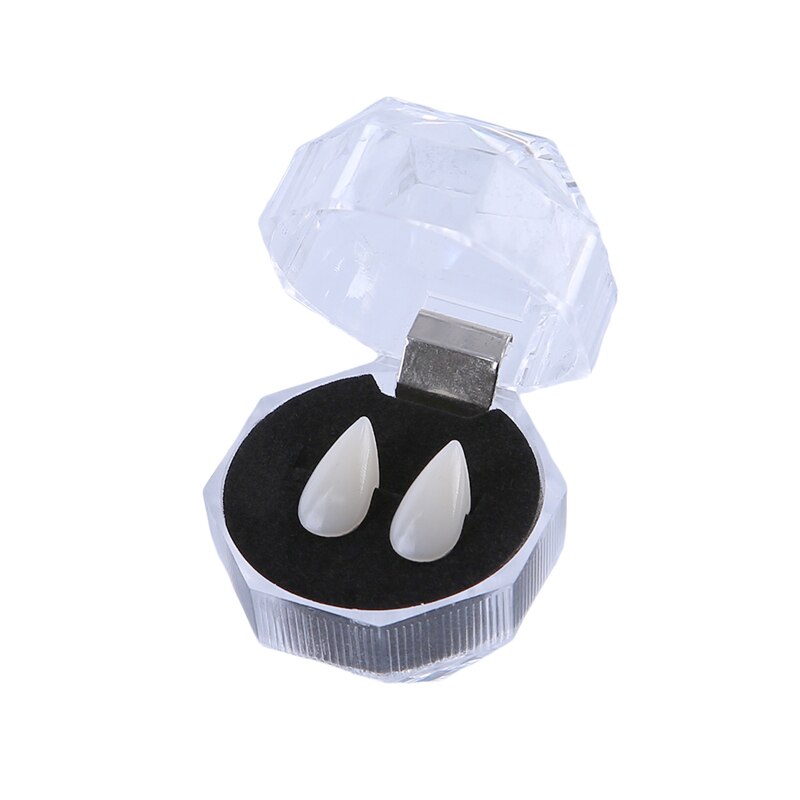 Orecchie da elfo di Halloween denti da vampiro zanne orecchio di gatto fascia morbida angelo Cosplay travestimento puntelli costume decorazioni per feste bambini giocattoli per adulti: 15mm-874495A