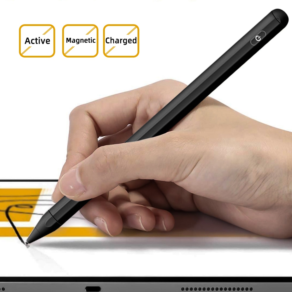 Universal Active Stylus Pen Magnetic Adsorption Tablet Pencil For Drawing Writing Android Smart Phone Pad Charging Stylus