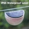 Waterdichte Outdoor Sensor Verlichting Zonne-energie 6 LED Verlichting Hek Dakgoot Garden Wanddecoratie Lampen 3.46 9.6: 1PC