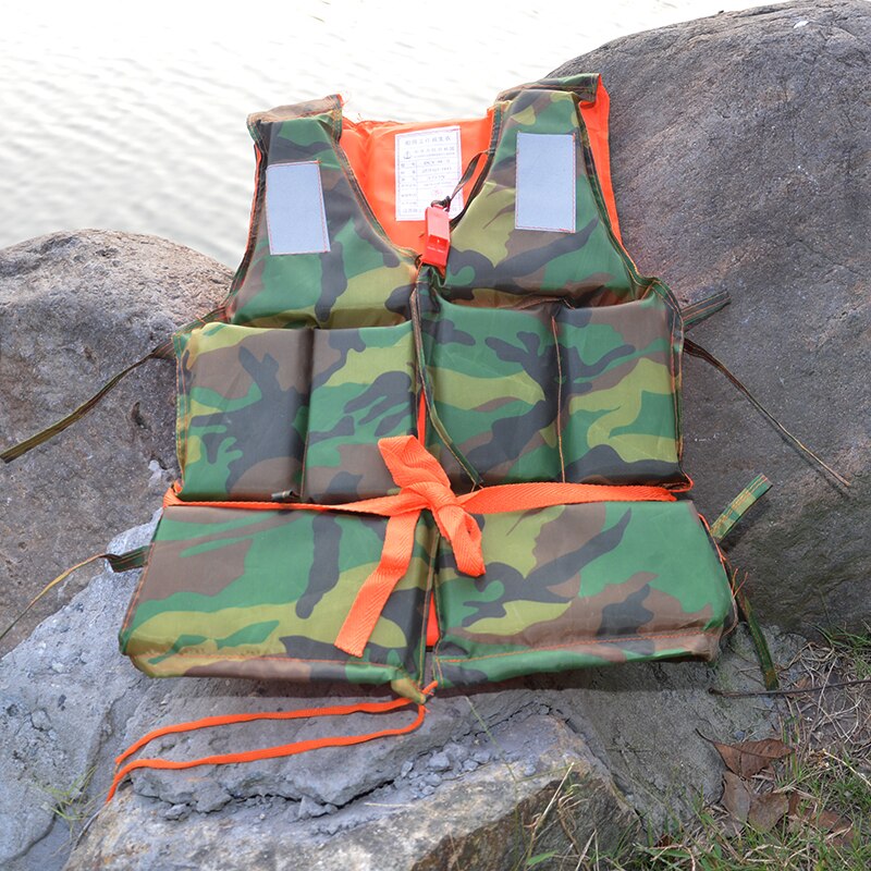 Extra Dikke Oxford Doek Zandstrand Drift Camouflage Reddingsvest Drijven Kleding Zwemvest Water Veiligheid Producten