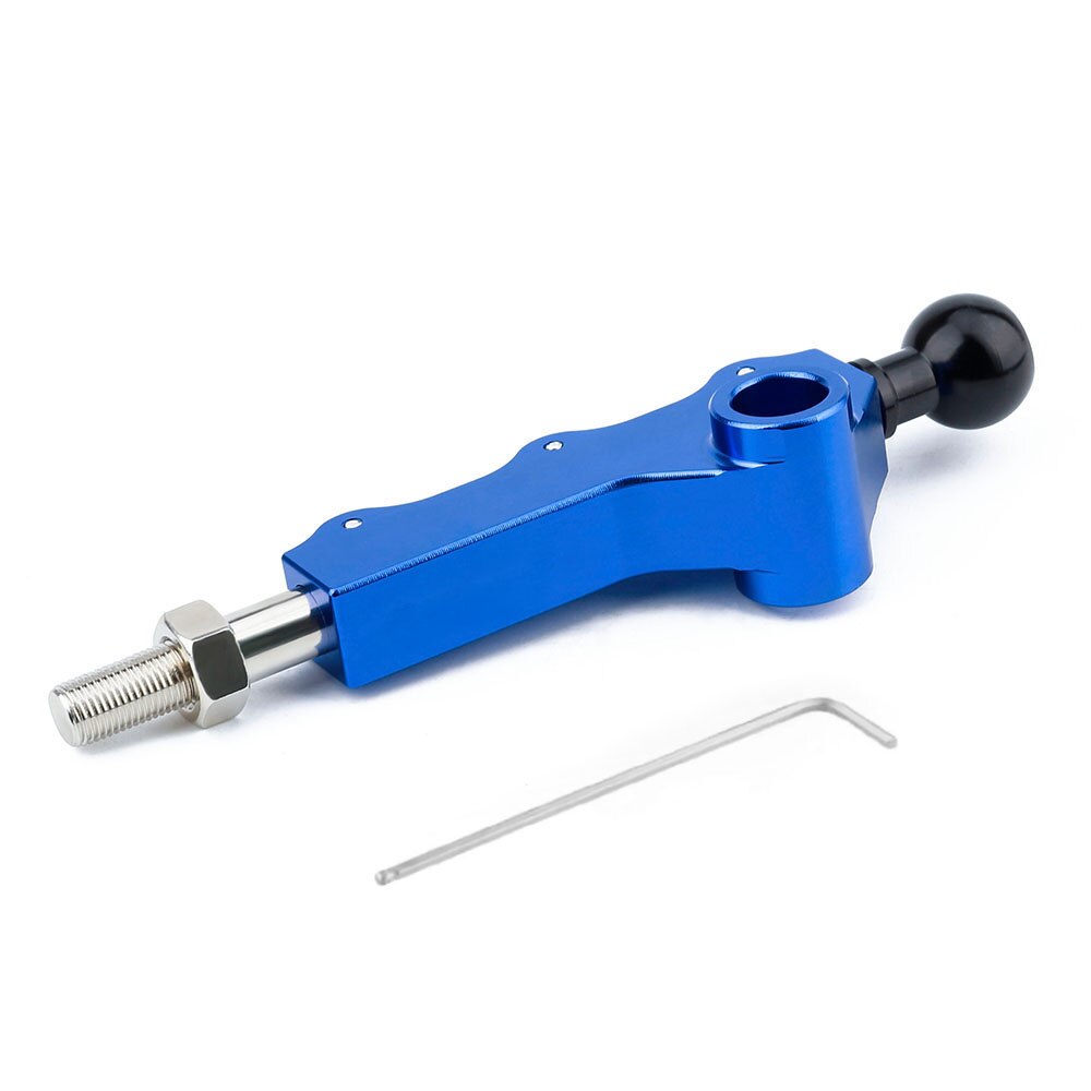Manette de vitesse réglable courte hauteur | Pour Subaru WRX STI rouge bleu noir sans logo TT101364: Bleu