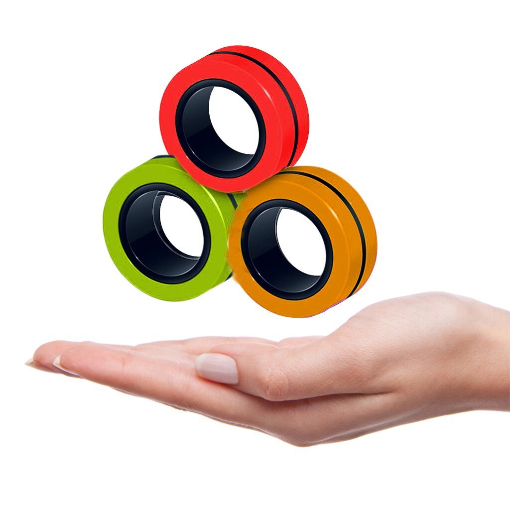 Fidget Spinner Fidget Speelgoed Magnetische Armband Anti-Stress Ring Unzip Speelgoed Magic Ring Props Gereedschap Decompressie Speelgoed Figet Speelgoed