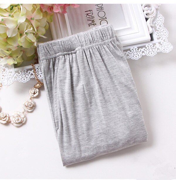 Été pyjama pantalon coton short pour dormir femmes pantalon pour la maison pyjama pantalon salon sous-vêtements grande taille XXL 3XL Q223
