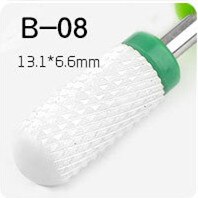 White 1 Pc Silicon Carbide Nail Drill Bits Flexible Polisher Manicure Machine Nail Accessories Electric Nail File Pedicure Tool: G-C-B08