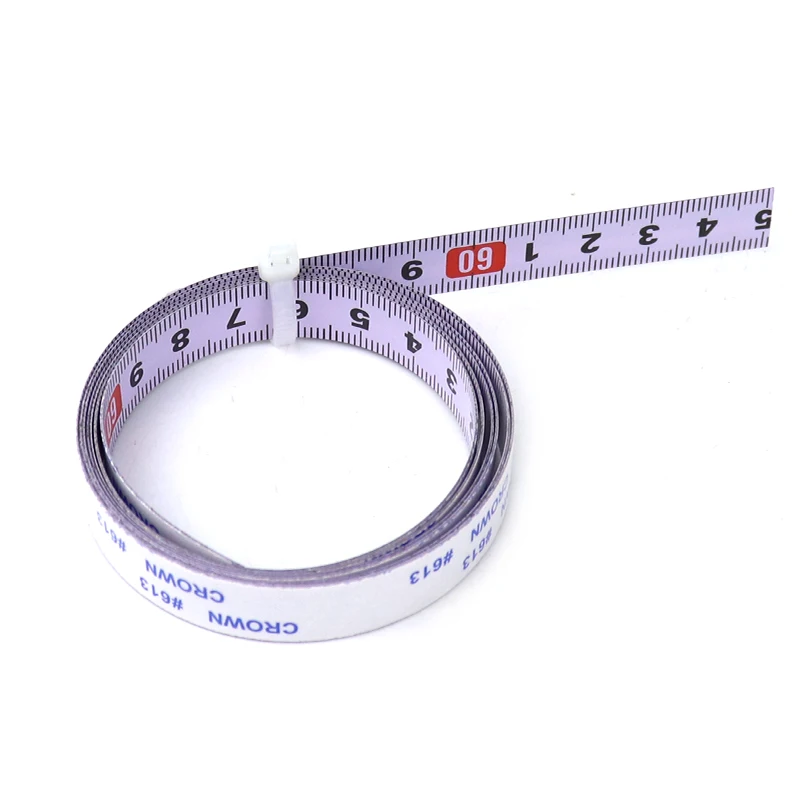Self-Adhesive Tape Measure Metric 0.9M-10M Miter Track Measuring Tape Steel Ruler For T-track Router Saw Table Woodworking Tools