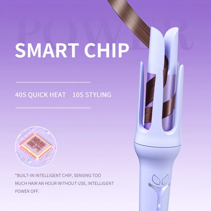 Automatic Curling Iron 32 mm Big Roll Anion Ceramic Hair Curler 4-Speed Adjustable Fast Heating Styling Tools