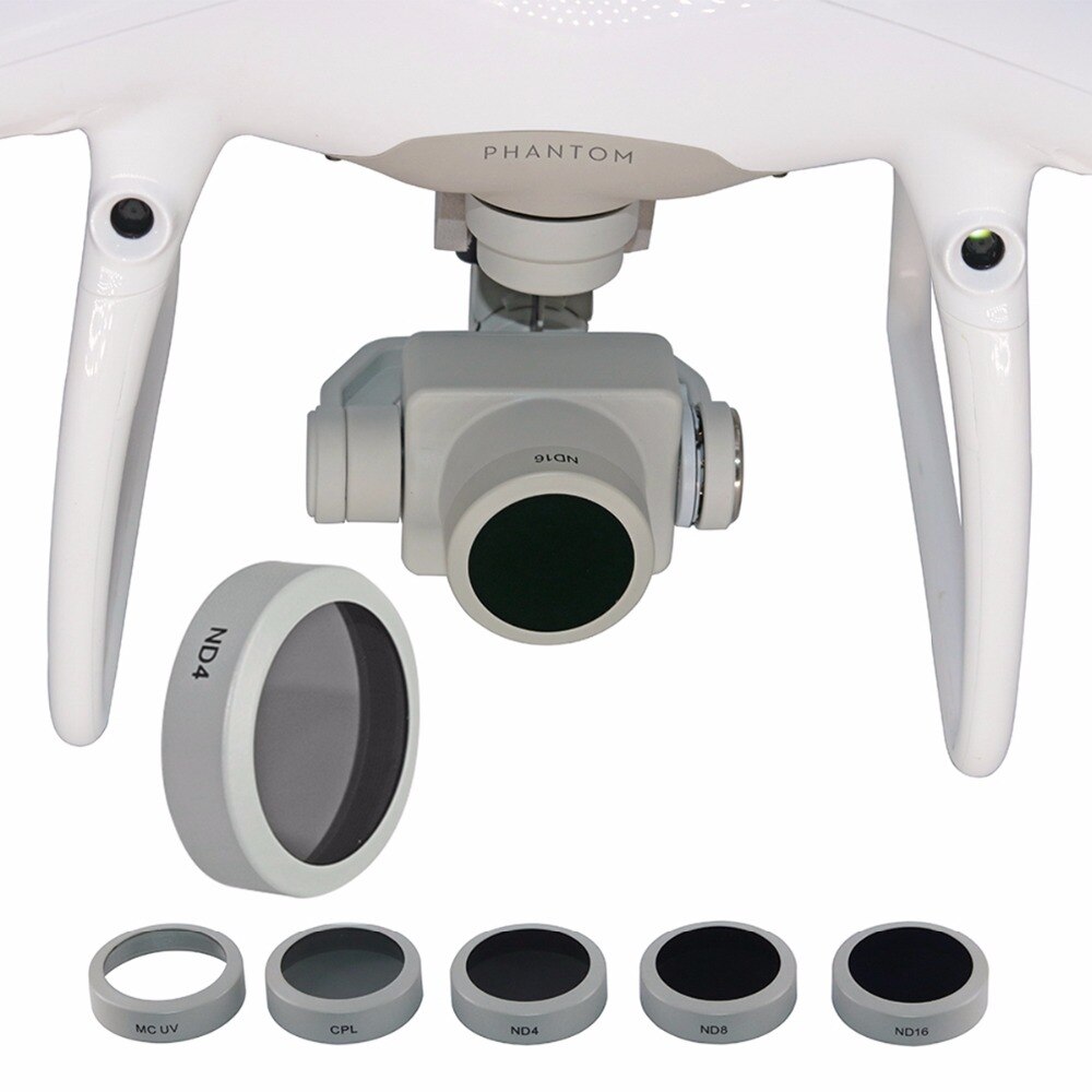 UV CPL ND4 ND8 ND16 Lens Filter voor DJI Phantom 4 Pro V2.0 Geavanceerde Drone Camera Neutrale Dichtheid Circulaire Polarisatiefilters filter