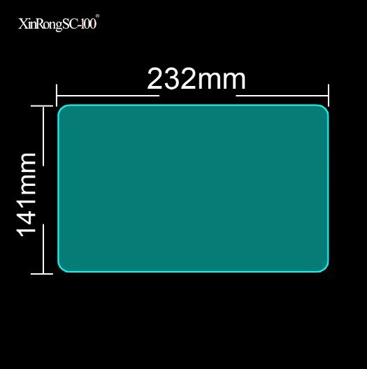 For 11.6 10.1 10.0 10 9.6 9.0 8.0 7.85 7.0 inch Android tablet Tempered Glass Screen Protective Film Universal Size: 235*165mm