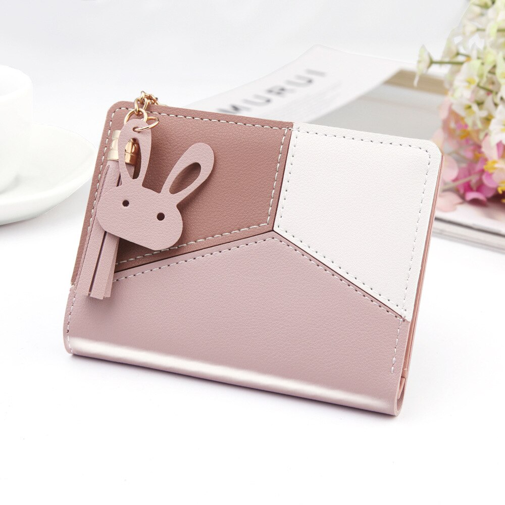 Mulheres Curto Carteira das Mulheres Moeda Bolsa carteira feminina Para Titular do Cartão de Pequenas Senhoras Carteira Feminina Ferrolho Mini Clutch Para menina