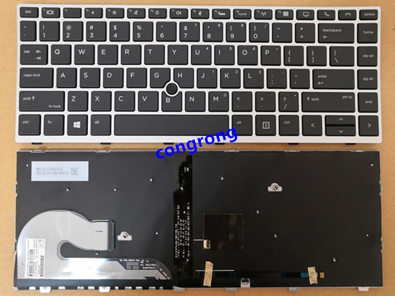 Tastiera Nuova Per HP Elitebook 745 G5 / 840 G5 - Layout US - Senza Punto Mouse