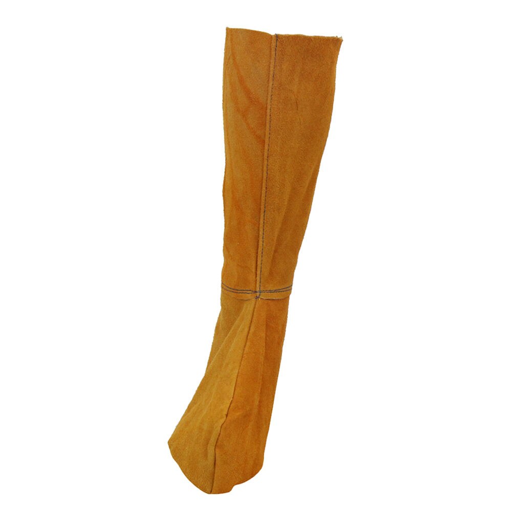 Teilt Leder Schweißen Gamaschen/Schuh Schutz Abdeckung 390mm Länge Schutz Kleidung Zubehör