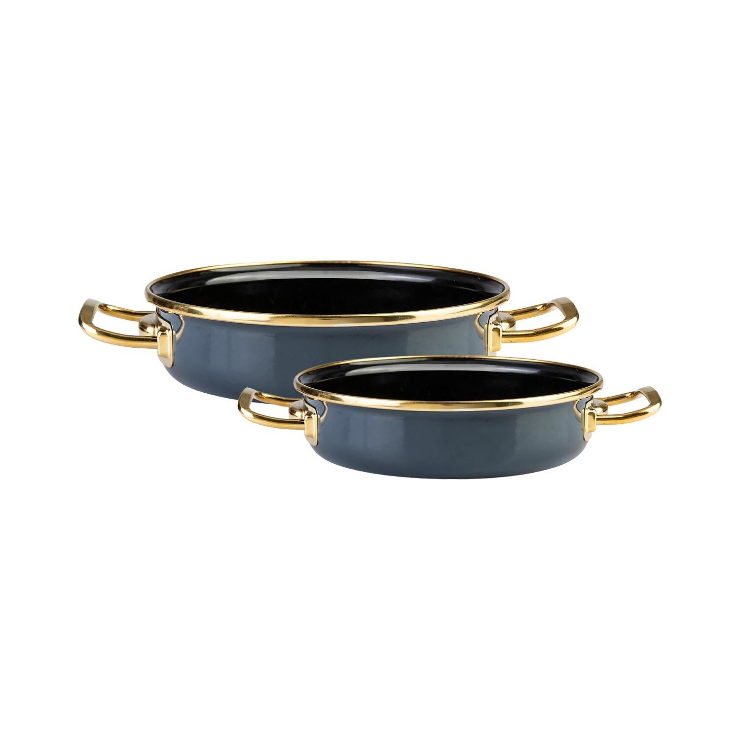 2 enamel set kitchen product is a great product for cooking, you can use it in electric and gas cookers.