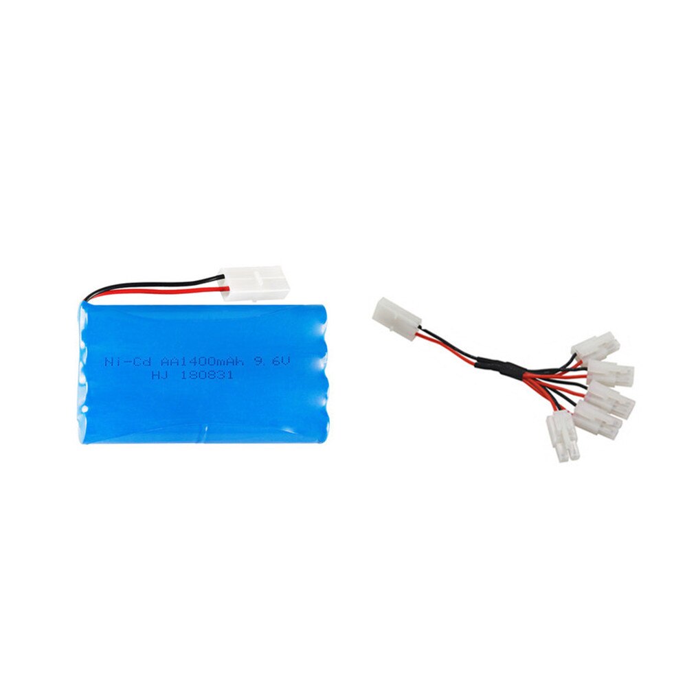 9.6v 1400mAh Rechargeable Battery + 9.6v Charger For Rc toys Car Tank Train Robot Boat Gun NI-CD AA 9.6v Battery Pack 1-2pcs