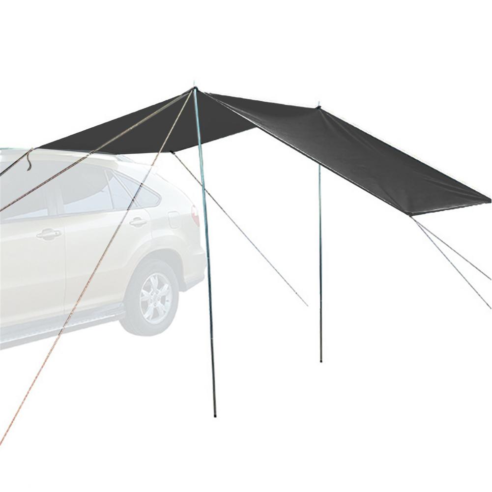 Car Shelter Awning Waterproof Tent Shade Awning Canopy Sunshade Outdoor Camping Tent Automobile Rooftop Rain Canopy 2 Colors