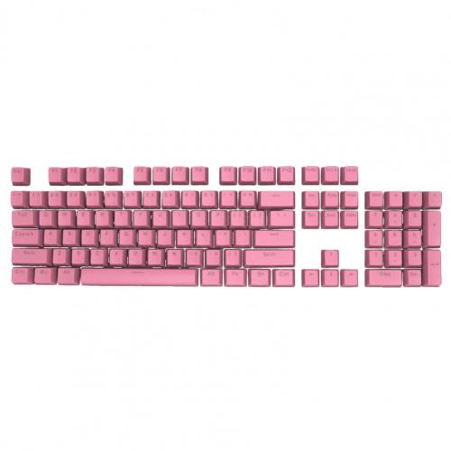 Blank 104 keys ABS layout Thick PBT Keycap White Blue Raindrop color matching keycaps OEM: Pink