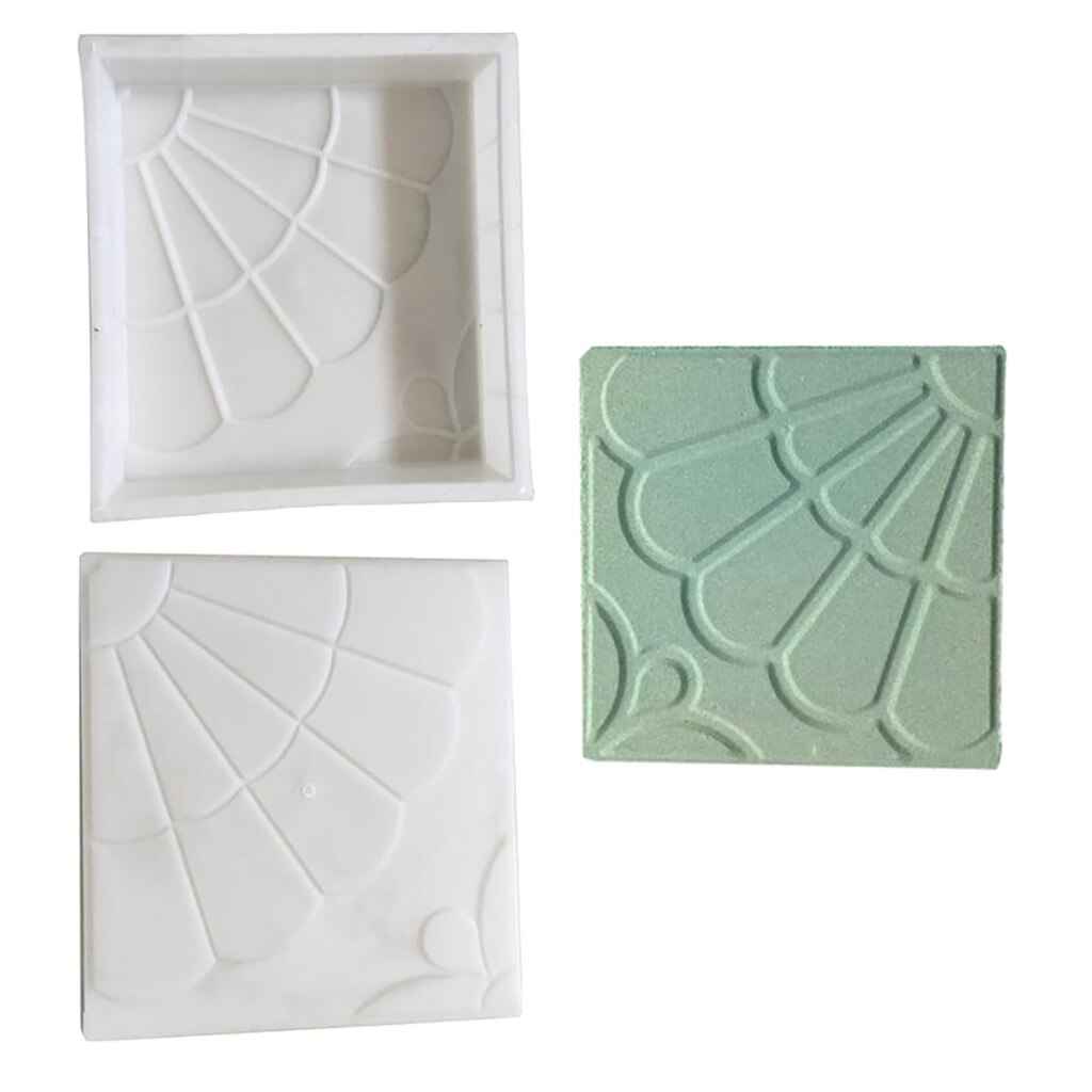 Floor tile mould Many Plastic Making DIY Paving Mould Home Garden Floor Road Concrete Stepping Patio Pavement Decoration