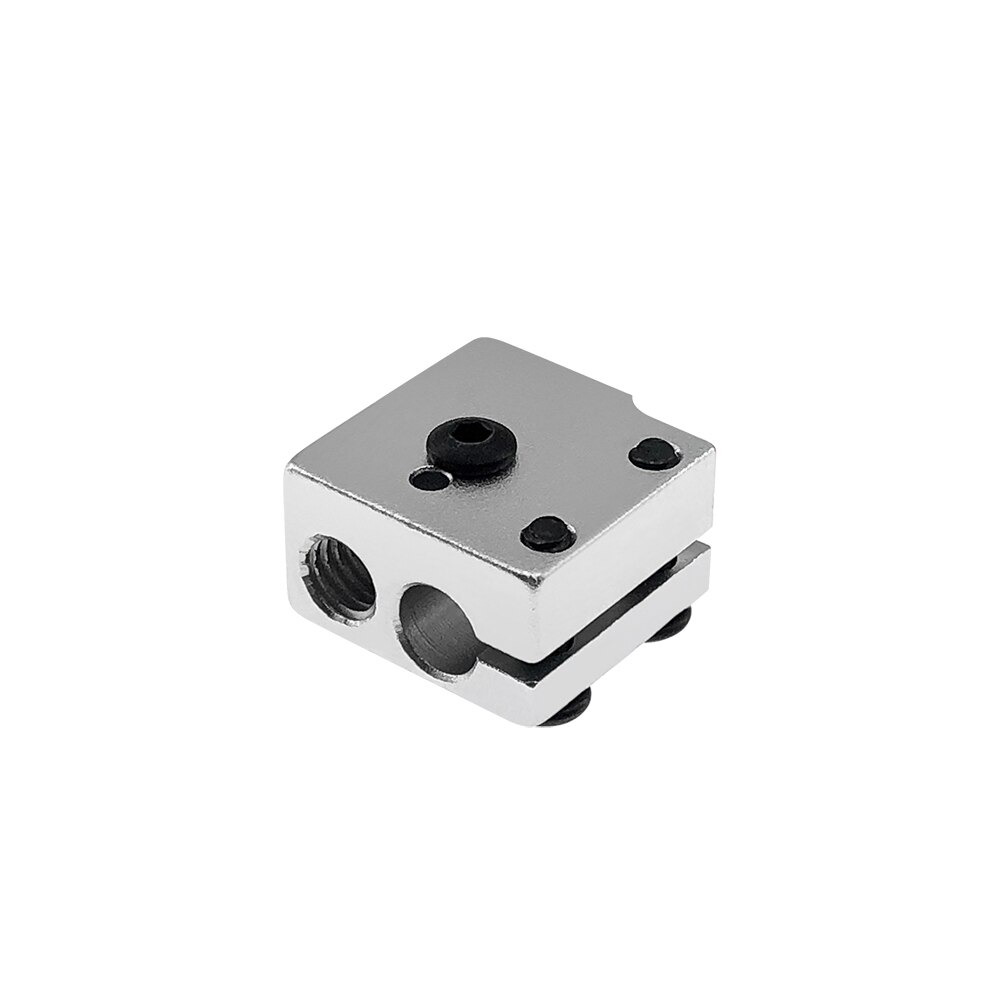 1pcs Volcano end eruption heater block 1.75 3mm Filament V5 V6 Extruder J-head Aluminium Heater block for Sidewinder X1