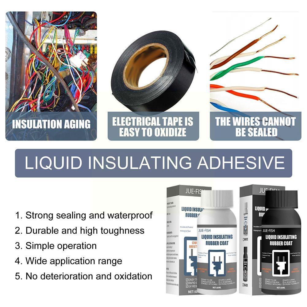 Liquid Insulation Electrical Paste High Temperature Retardant Electrical Welding Plaster Cooler Glue Flame Waterproof Resis P8L3