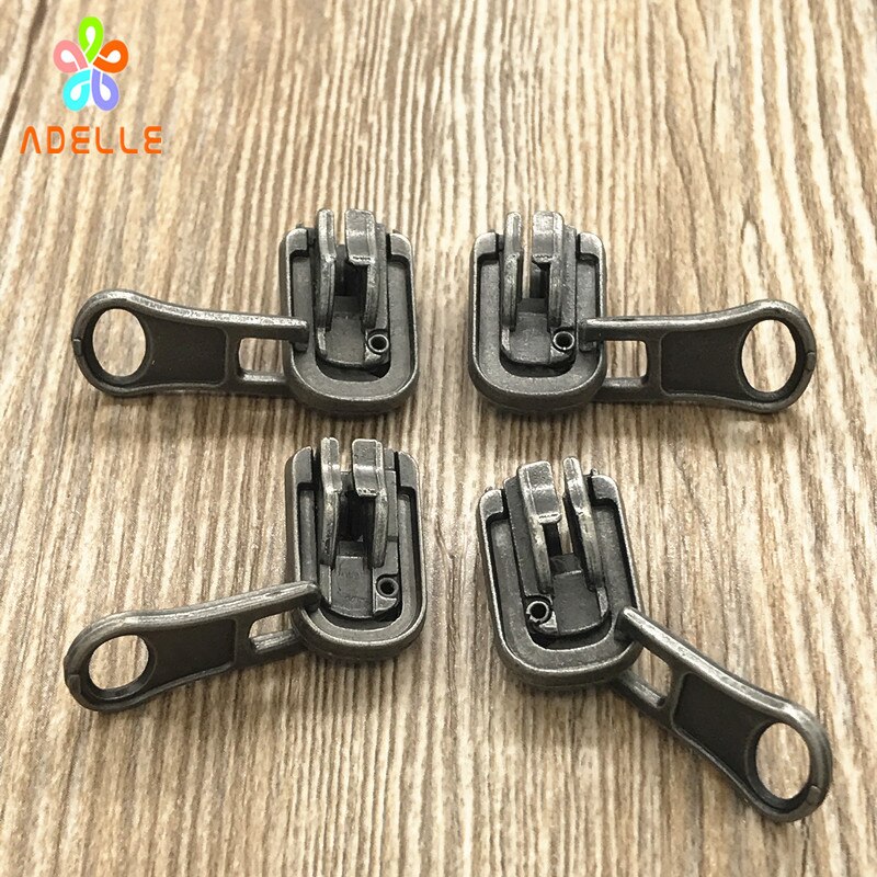 10pcs Nylon Zipper Slider NO.5 Auto Lock reversible double face Rotate Zip Slider