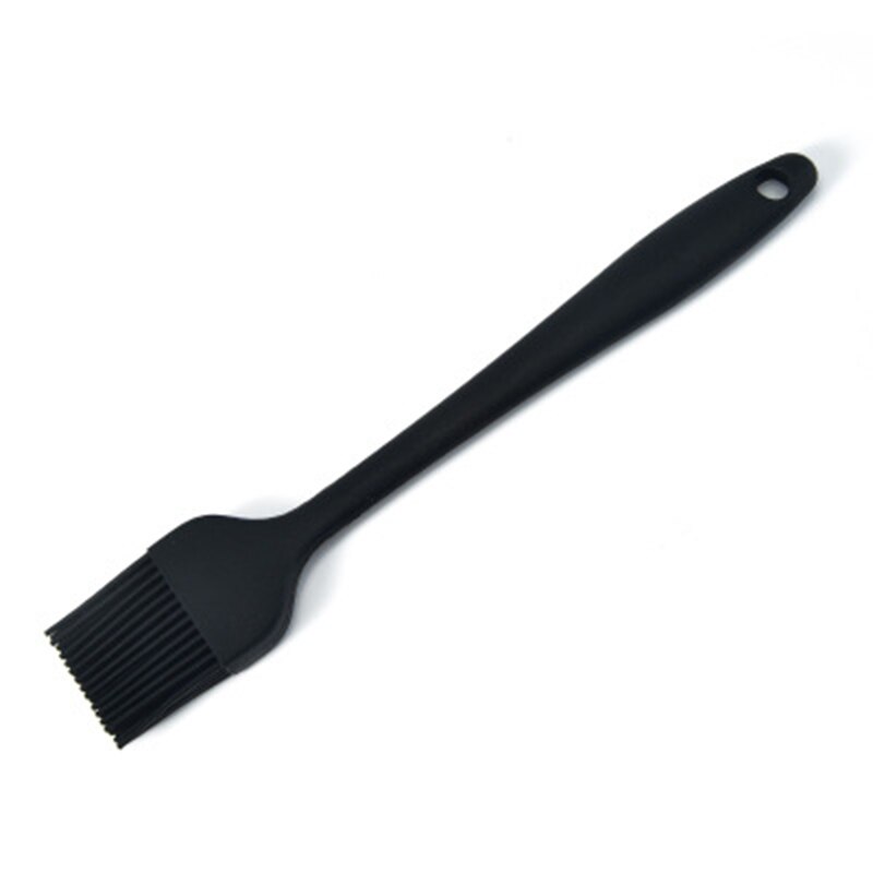 Pinceles para panadería, barbacoa, pastel, cepillo de aceite para parrilla de barbacoa, resistentes al calor, de silicona, para cocinar, cepillo de cocina: Black