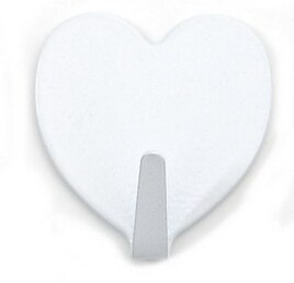 Porte-serviettes adhésif porte-clé mural | 1 pièce, sac en métal, crochets de porte-serviettes, porte-Robe accrochable mural, crochets de rangement pour cuisine, salle de bain: White