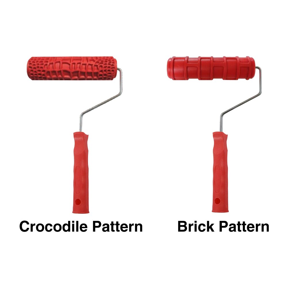 7 Inch 3D Embossing Roller Home With Handle Practical Knurled Construction Tool Concave Convex Texture DIY Wall Decoration