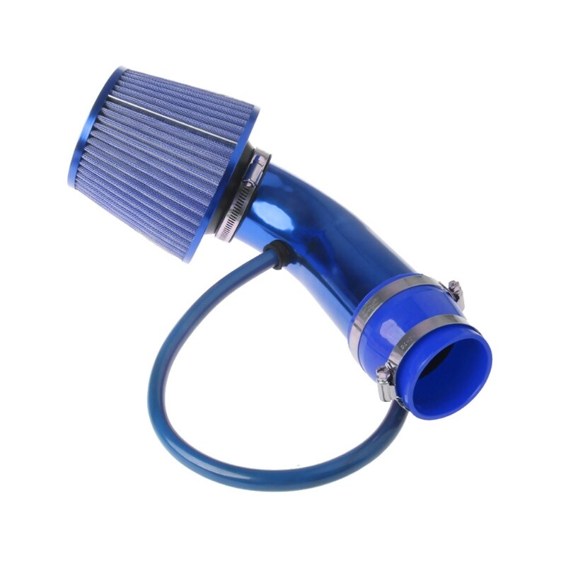 Universal Vehicle Air Intake Chrome Open Top Cone Air Filter Breather 3" Inlet