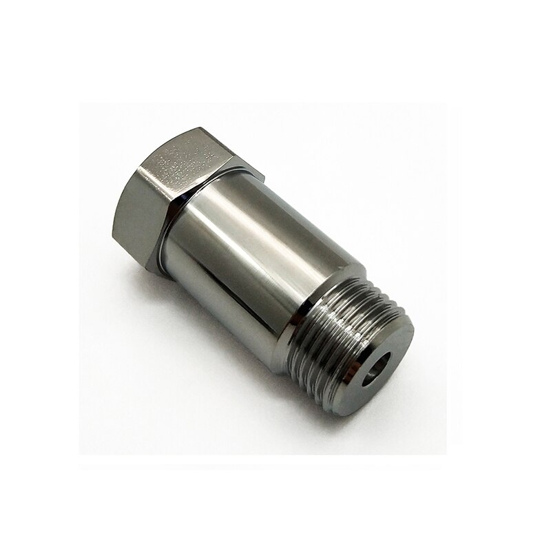 Stainless Steel M18*1.5mm O2 Oxygen Sensor Bung Extension Adapter