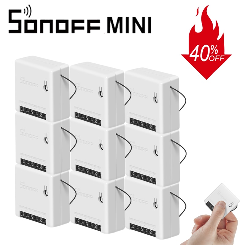 5/1Pcs Sonoff MINI Smart Panel DIY Smart Home Switch Alexa Compatible Google Home Home Automation Wifi Switch Sonoff DIY Switch
