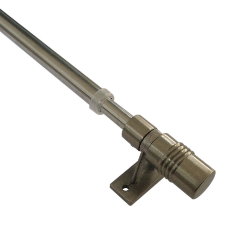 D8/10mm cylindret justerbar kaffestang gardinstang indtrækkelig gardinstang længde 40-60cm