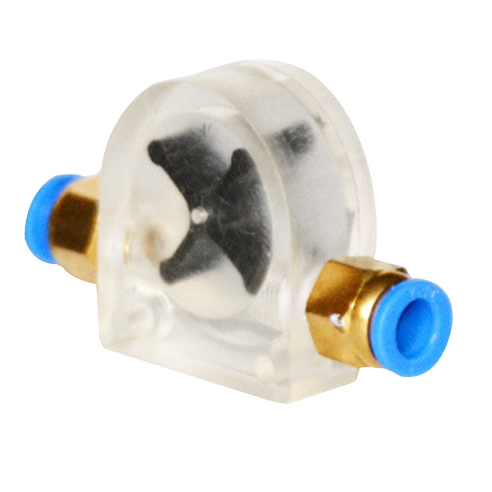 Flow Indicator Engraving Machine For PC Water Cooling Monitoring Liquid Office Easy Install Measuring Tools Home Flow Meter