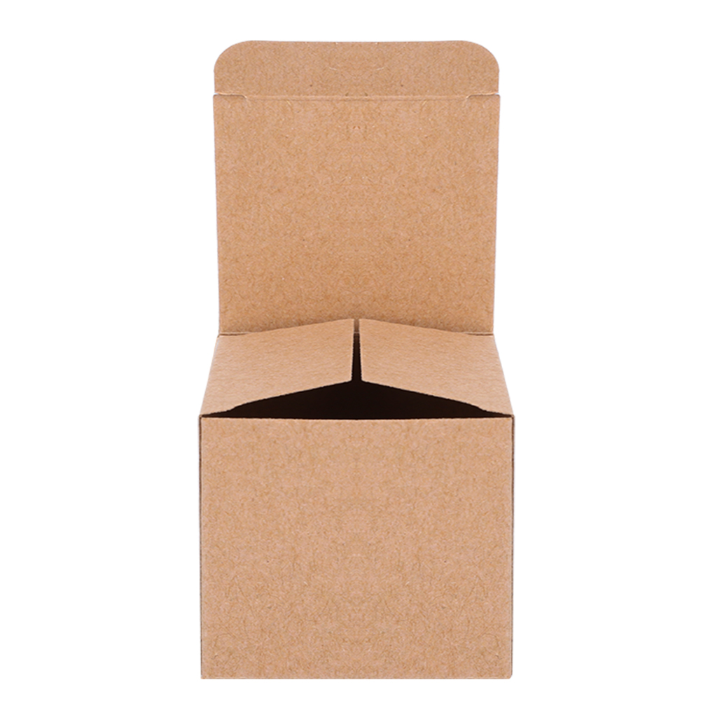50PCS Kraft Papier Box Boxen Falten Retro Boxen Handwerk Karton Set für Weihnachten Hochzeit Geburtstag Papier verpackung
