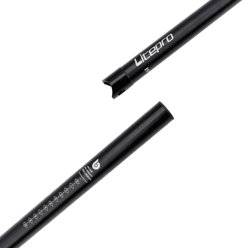 Litepro Voor Brompton Zadelpen 31.8*580Mm Voor Pike Vouwfiets Voor Aceoffix Zadelpen Aluminium