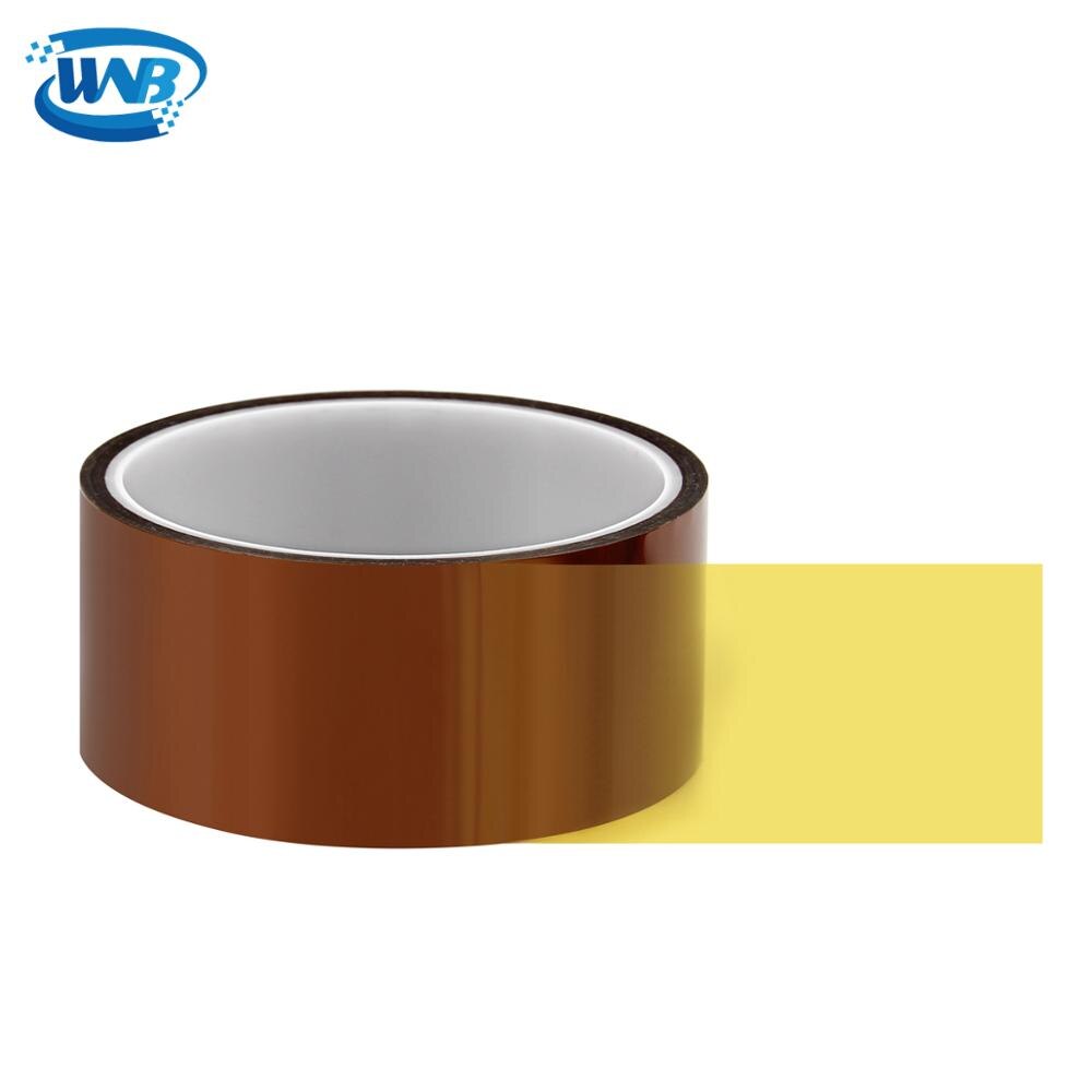 WNB 25m Heat Resistant Polyimide Tape One-side Self-adhesive High Temperature Thermal Protection Insulation Anti Static Film