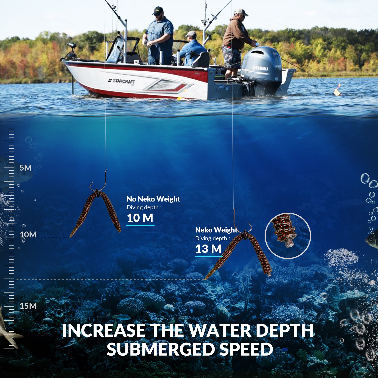 Thkfish insert paino 1g 1.7g 2.3g hassu rig kalastus painot uppoavat pehmeä syötti kalastustarvikkeet