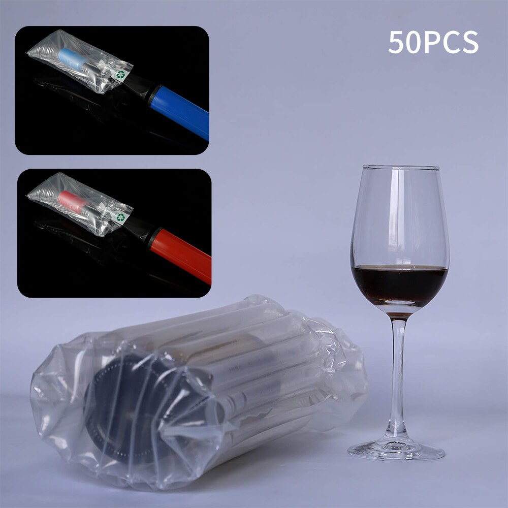 50PCS Inflatable Air Buffer Packaging Bump Filling Air Column Protective Bubble Bag Anti-pressure Shock Express Mail Pocket