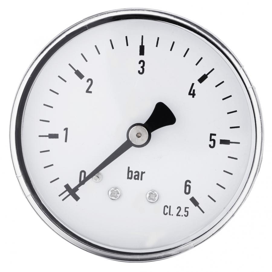Pressure Gauge 1pc 1/4 "High Precision Miniature Dial Air Pressure Gauge NPT Thread for Air-Oil Liquid Water