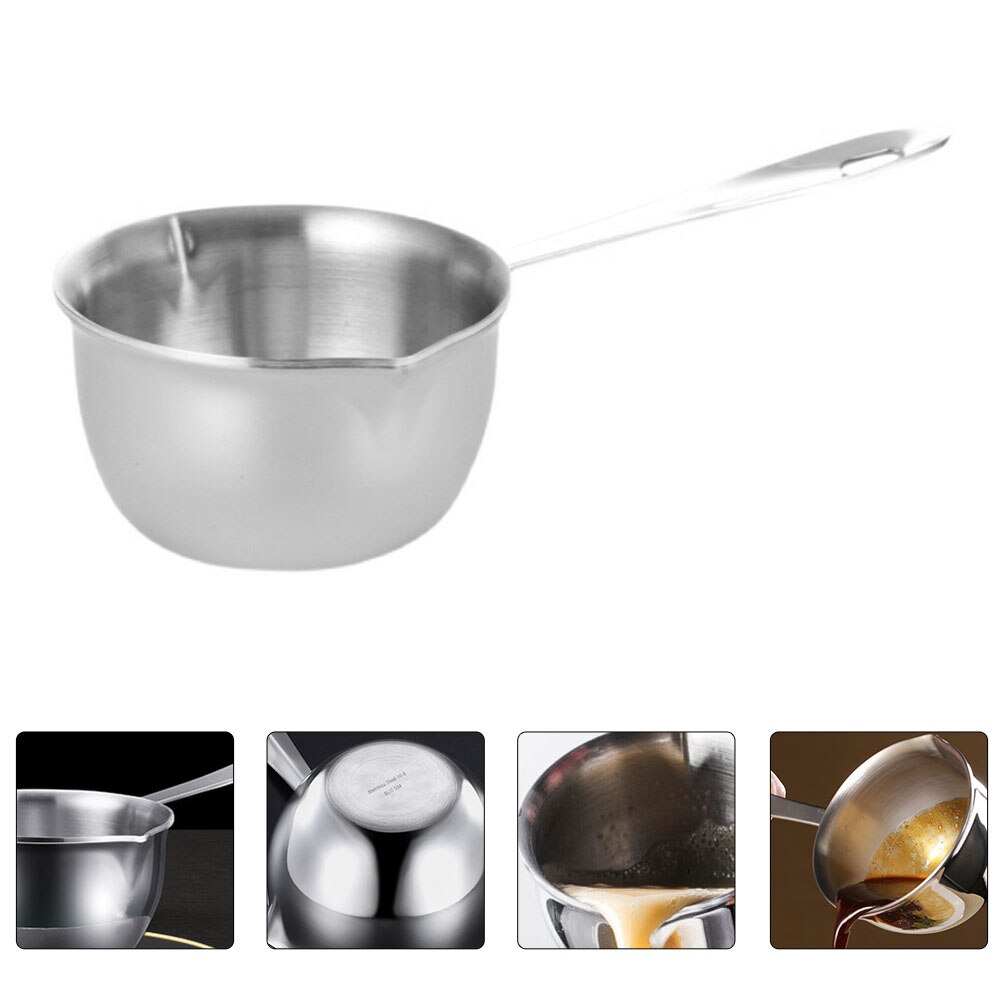 Cheese Melting Pot Stainless Steel Pot Kitchen Heating Bowl Chocolate Baking Melting Pot