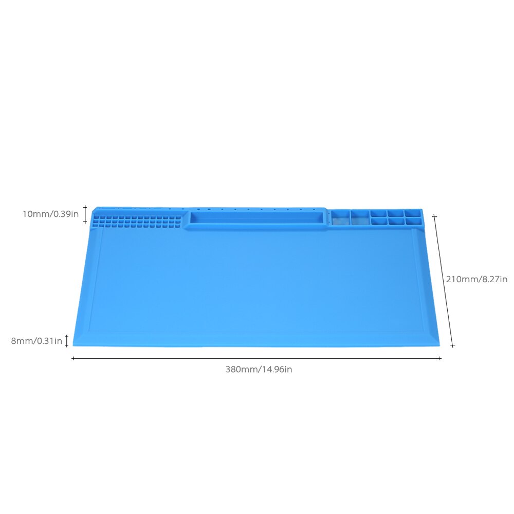 Velleman Siliconen soldeermat - 450 x 300mm - ≥ Vind soldeermat op Marktplaats - maart 2026 Antislip mat - Soldeergereedschap kopen? | BESLIST.nl | Ruime