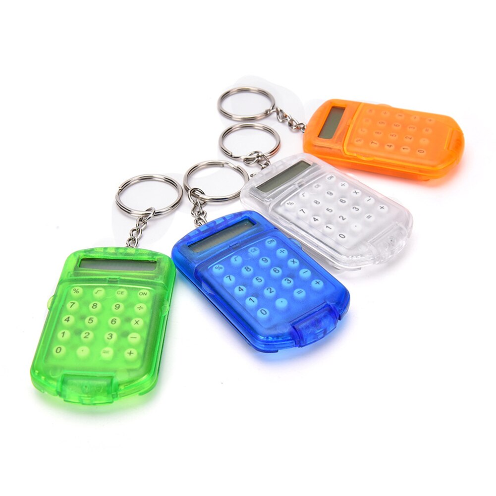 Calculator 1 pcs Keychain Pocket Mini Calculators School Office Company Calculator Accounting Tool