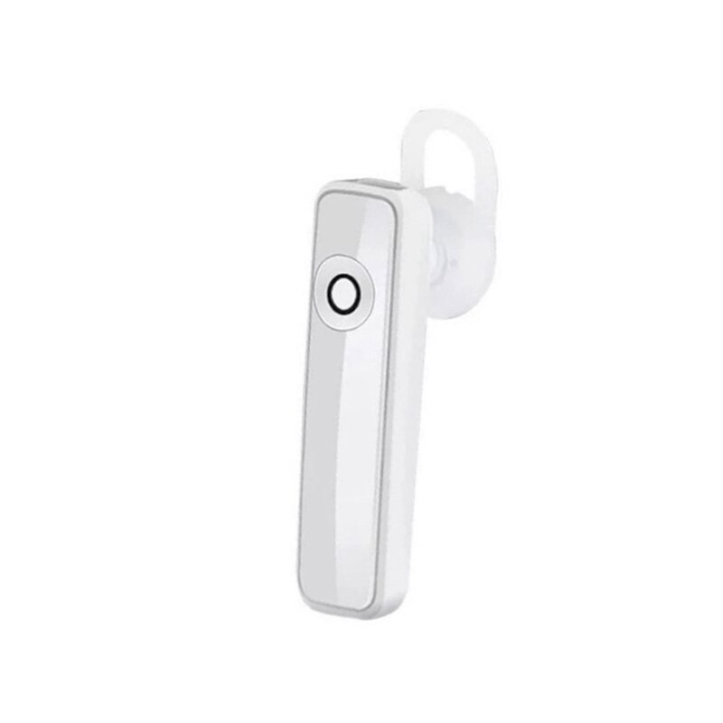 Novo fone de ouvido hd estéreo sem fio, fone de ouvido bluetooth para iphone xiaomi sport com microfone handsfree: WHITE