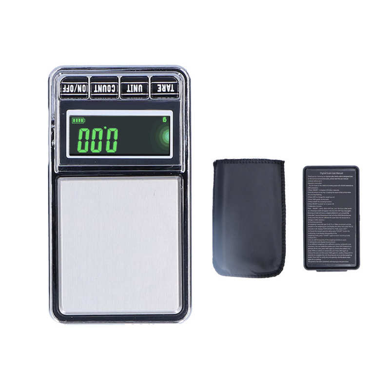 Pocket Gold Scale Mini Jewelry Pocket Scale for Gold Digital Electronic High Accuracy USB Power 6-Digit LCD Display