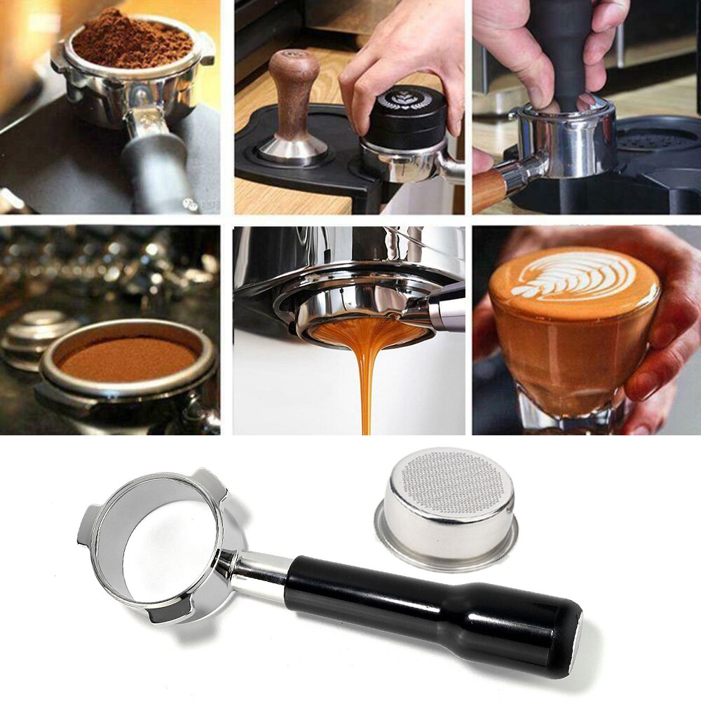 54mm Coffee Bottomless Portafilter For Breville 870/878/880 With Filter Basket For Coffee Machine Accessories cafeteria