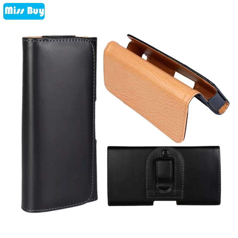 Universal Phone Pouch Leather Waist Case For Huawei Mate 20 Lite Holster Bags Belt Cover For Huawei Mate 20 Pro Fundas Coque