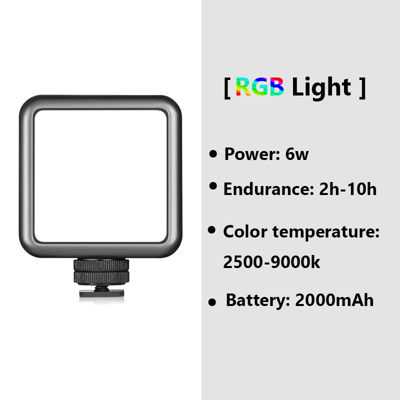 Mini caméra LED RGB Rechargeable, éclairage à 360 ... – Grandado
