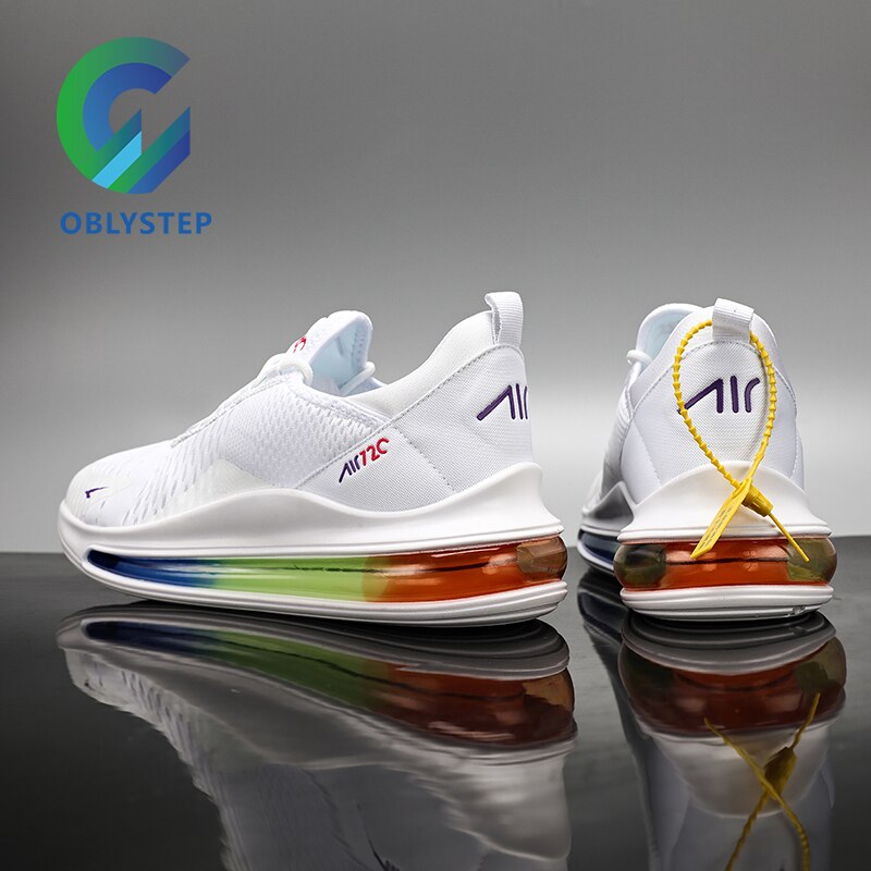 OBLYSTEP-zapatillas de deporte Air Cushion para hombre, Tenis informales de malla transpirable, para caminar, Max 720