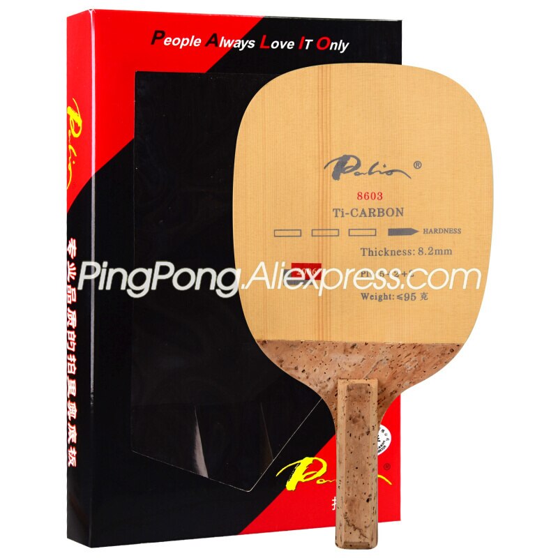 Palio di Carbonio/Titanio Racchetta Da Ping Pong Palio Lama JS Giapponese Penhold PALIO Ping Pong Bat/Paddle