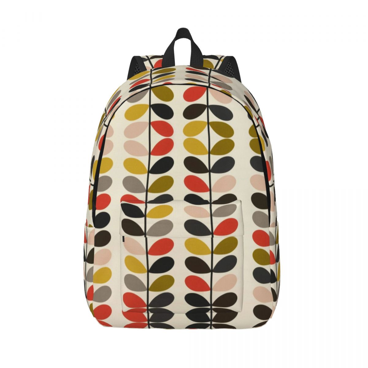 Benutzerdefinierter Orla Kiely Laptop-Rucksack mit mehreren Stemmen für Damen und Herren, lässige Büchertasche für Studenten, florale abstrakte Taschen